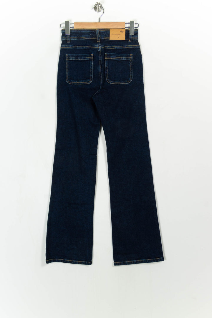 Jean Évasé Bleu - Taille XS/34 de la marque La Fée Maraboutée | PARAD115169 - Vendu par Paradigme - Image 5
