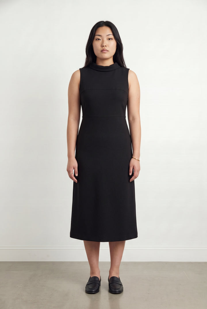 Robe sans manches Noire - Taille L/40 de la marque Tara Jarmon | PARAD115170 - Vendu par Paradigme - Image 1