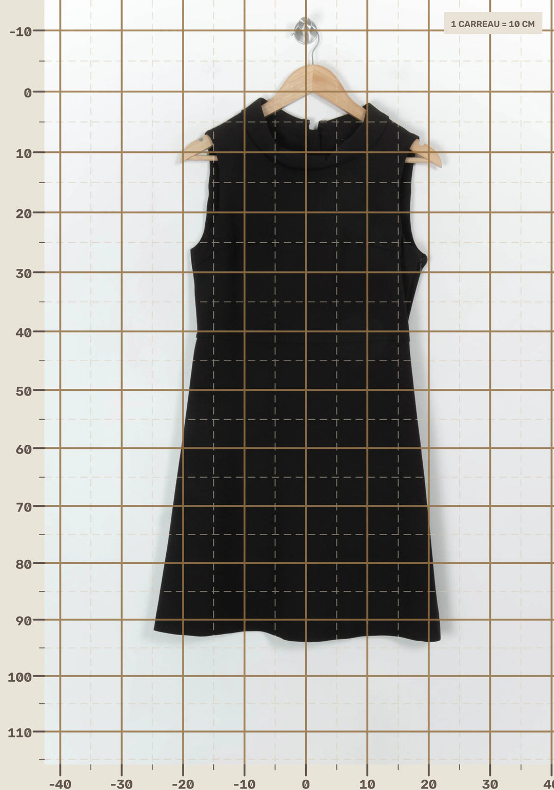 Robe sans manches Noire - Taille L/40 de la marque Tara Jarmon | PARAD115170 - Vendu par Paradigme - Image 4