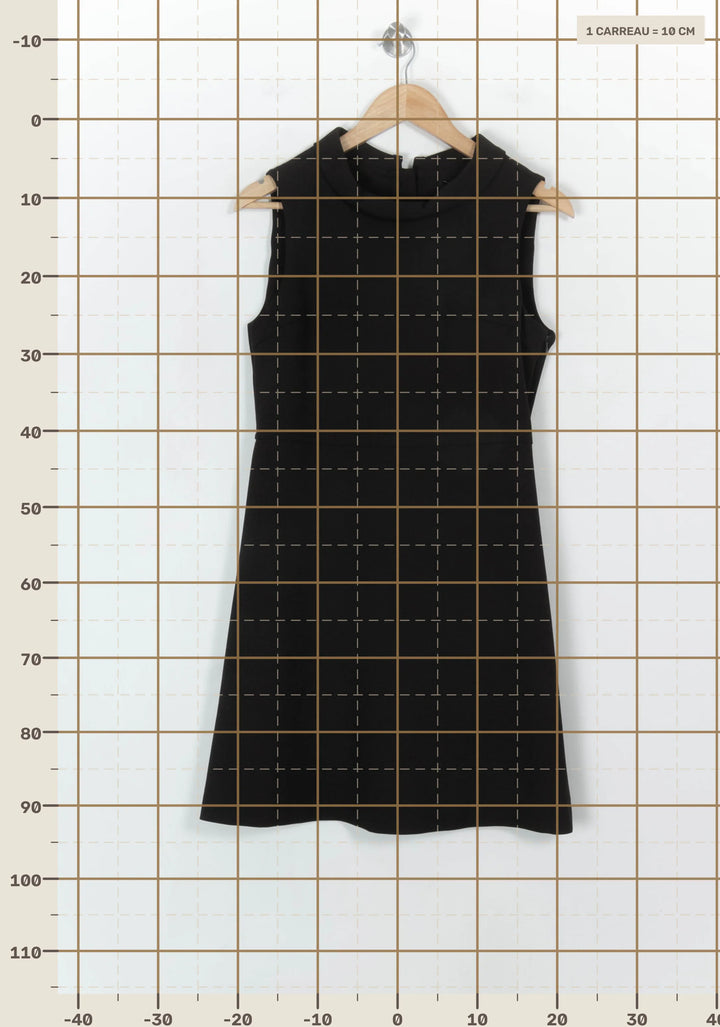 Robe sans manches Noire - Taille L/40 de la marque Tara Jarmon | PARAD115170 - Vendu par Paradigme - Image 4