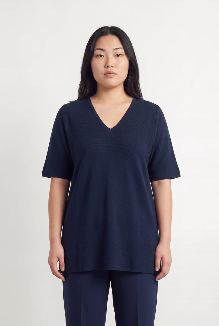 Pull Bleu - Taille L/40 de la marque Marina Rinaldi | PARAD115171 - Vendu par Paradigme - Image 1