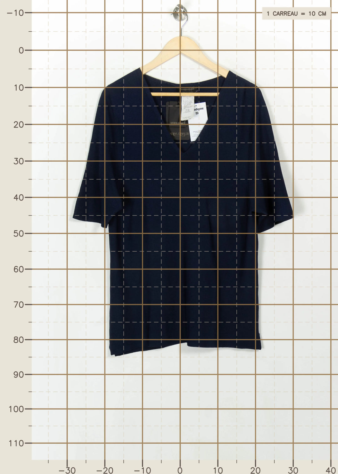 Pull Bleu - Taille L/40 de la marque Marina Rinaldi | PARAD115171 - Vendu par Paradigme - Image 4