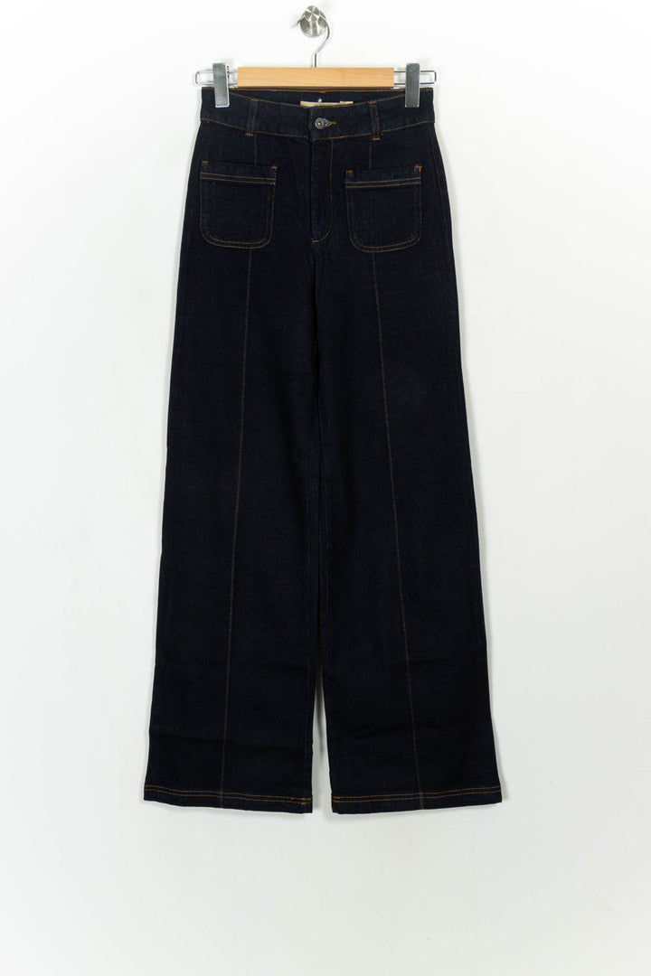 Jean Large Bleu - Taille S/36 de la marque La Fée Maraboutée | PARAD115173 - Vendu par Paradigme - Image 2
