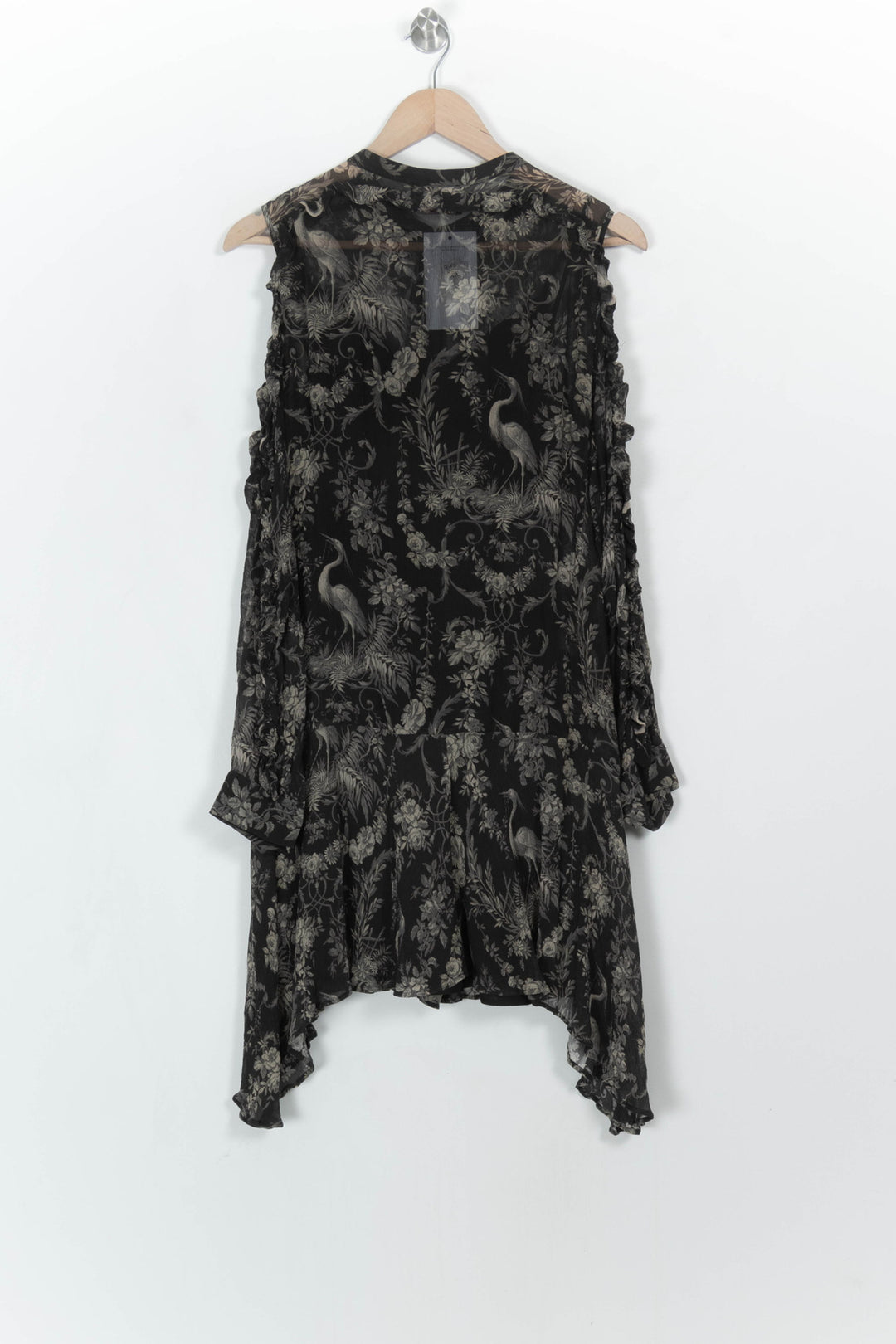 Robe Midi Noire et Beige - Taille M/38 de la marque The Kooples | PARAD115179 - Vendu par Paradigme - Image 5