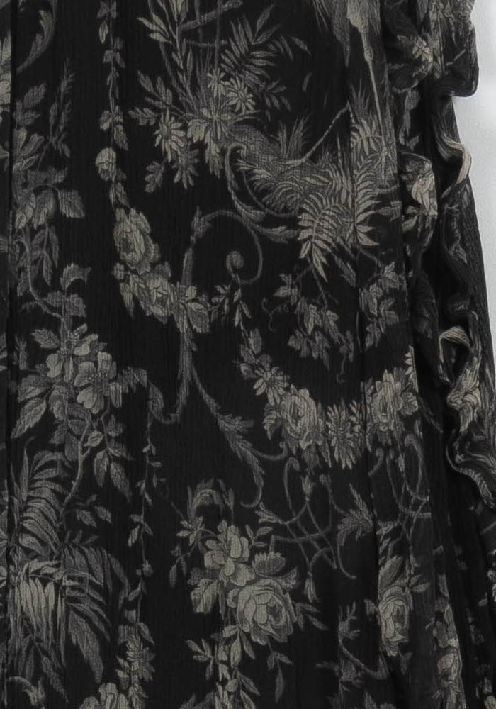 Robe Midi Noire et Beige - Taille M/38 de la marque The Kooples | PARAD115179 - Vendu par Paradigme - Image 3