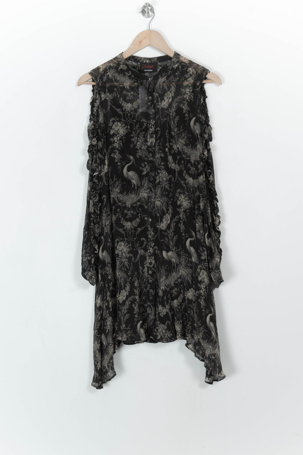 Robe Midi Noire et Beige - Taille M/38 de la marque The Kooples | PARAD115179 - Vendu par Paradigme - Image 2