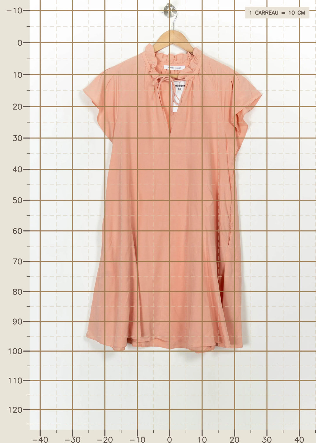 Robe Courte Rose - Taille M/38 de la marque Samsoe Samsoe | PARAD115181 - Vendu par Paradigme - Image 4