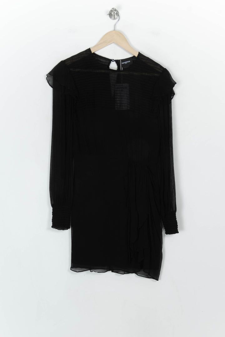 Robe Courte Noire - Taille M/38 de la marque The Kooples | PARAD115182 - Vendu par Paradigme - Image 2