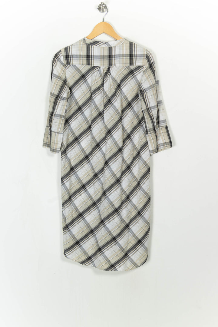 Robe Chemise Grise et Beige - Taille S/36 de la marque Kookai | PARAD115184 - Vendu par Paradigme - Image 5
