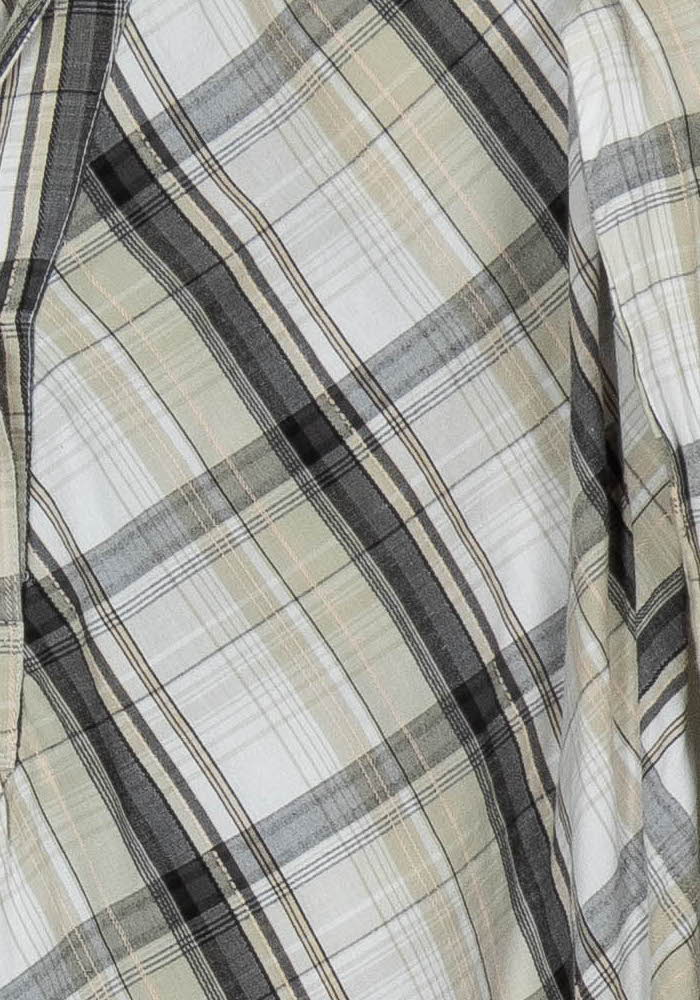 Robe Chemise Grise et Beige - Taille S/36 de la marque Kookai | PARAD115184 - Vendu par Paradigme - Image 3