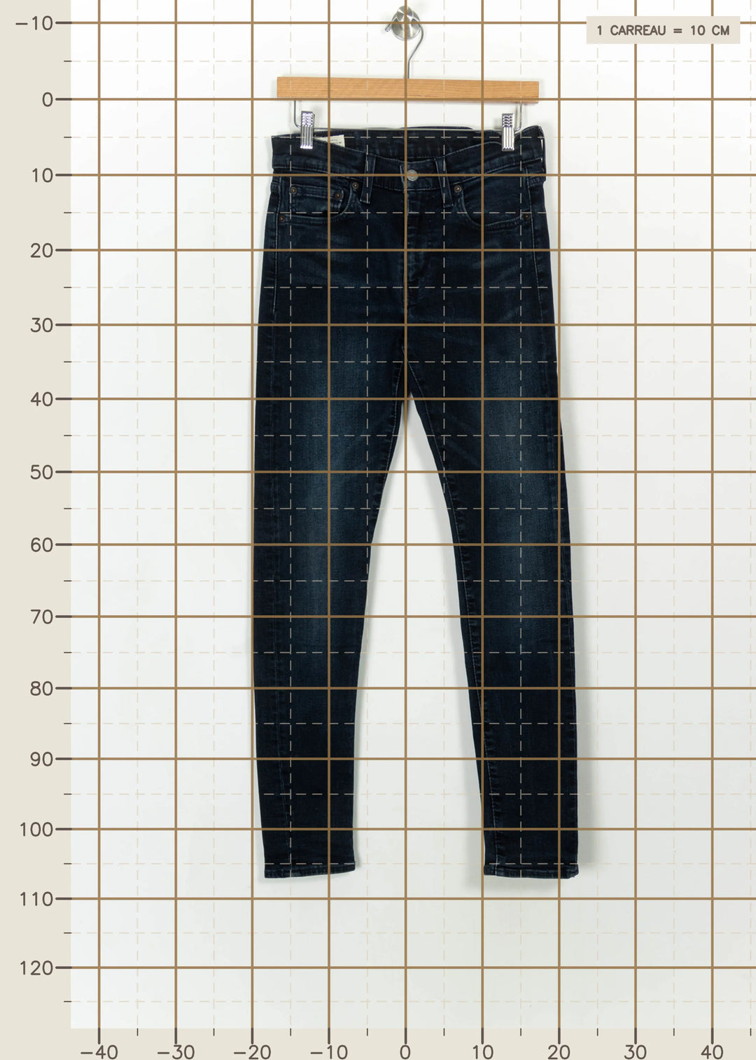 Jean Skinny Bleu - Taille T.U. de la marque Levi&