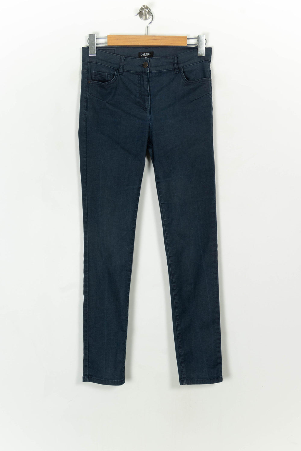 Jean Skinny Bleu - Taille L/40 de la marque Caroll | PARAD115191 - Vendu par Paradigme - Image 2