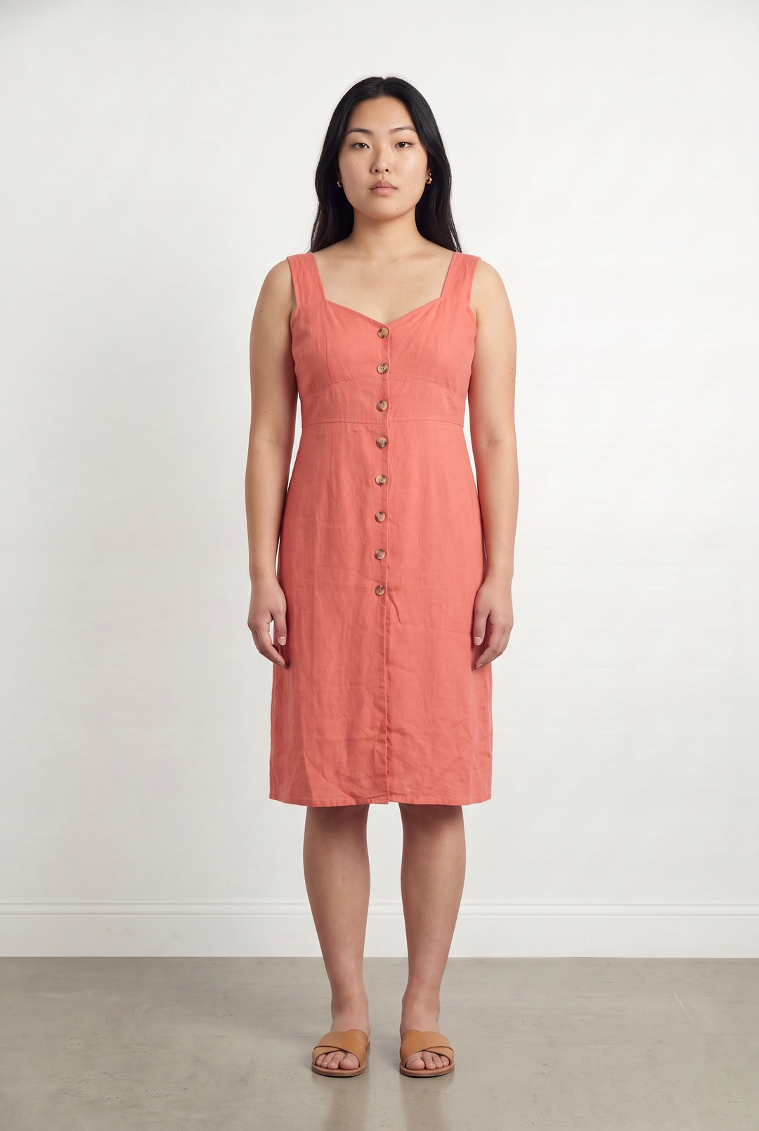Robe Boutonnée Rose - Taille L/40 de la marque Petite Mendigote | PARAD115192 - Vendu par Paradigme - Image 1