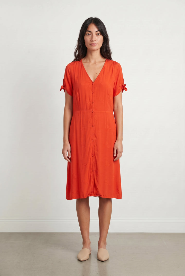 Robe Orange - Taille M/38 de la marque Petite Mendigote | PARAD115193 - Vendu par Paradigme - Image 1