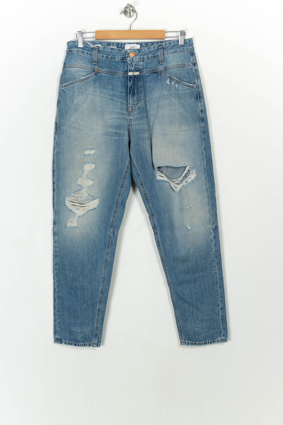 Jean Délavé Bleu - Taille L/40 de la marque Closed | PARAD115194 - Vendu par Paradigme - Image 2