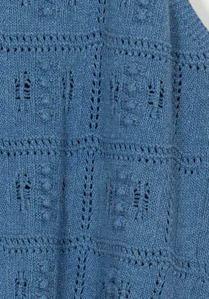 Pull Sans Manches Bleu - Taille L/40 de la marque La Fée Maraboutée | PARAD115195 - Vendu par Paradigme - Image 3