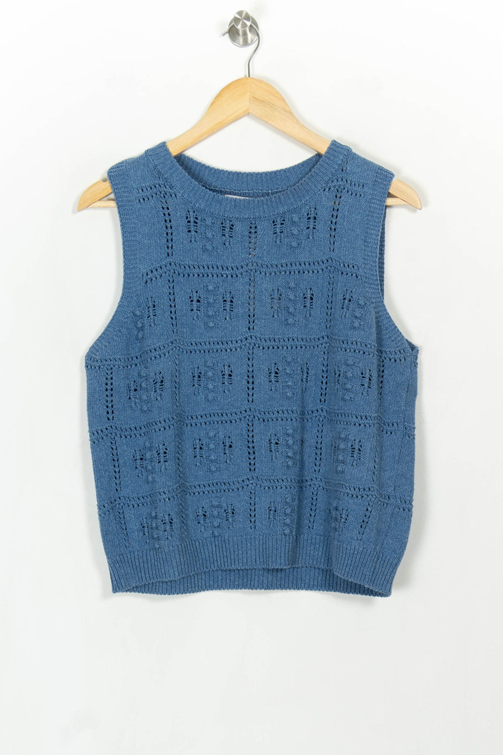 Pull Sans Manches Bleu - Taille L/40 de la marque La Fée Maraboutée | PARAD115195 - Vendu par Paradigme - Image 2