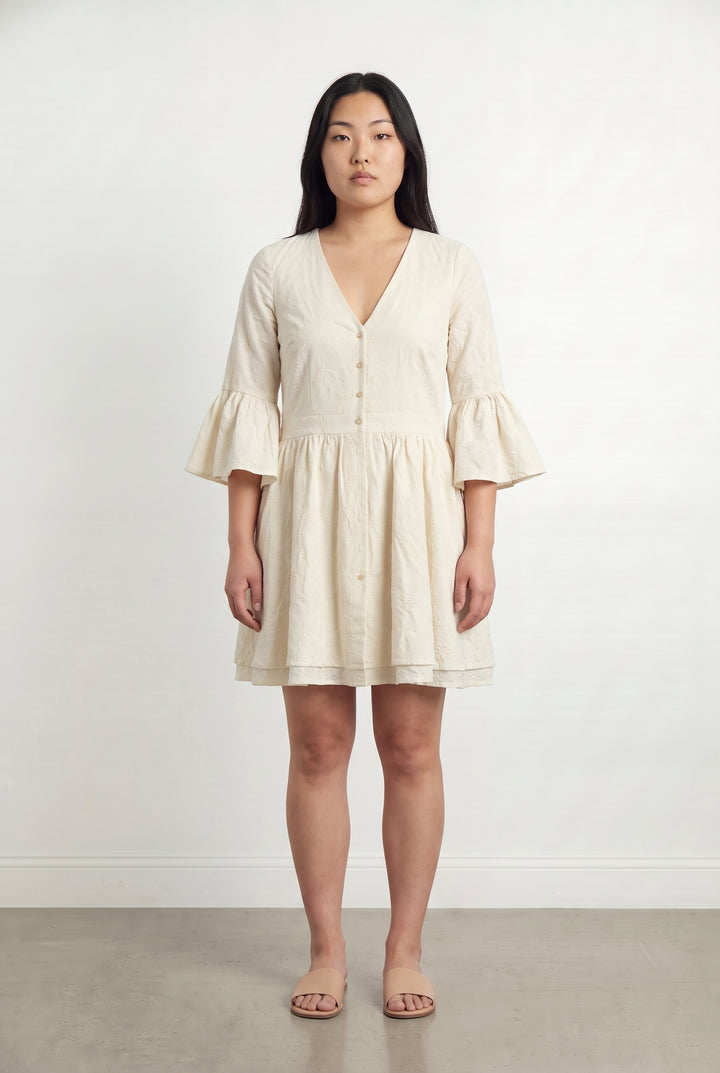 Robe Courte Beige - Taille L/40 de la marque Heimstone | PARAD115199 - Vendu par Paradigme - Image 1
