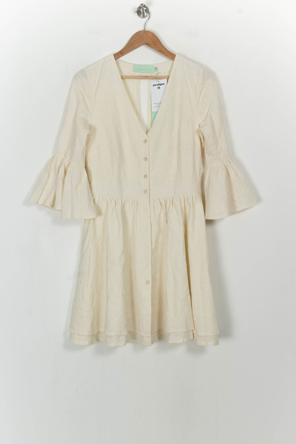 Robe Courte Beige - Taille L/40 de la marque Heimstone | PARAD115199 - Vendu par Paradigme - Image 2