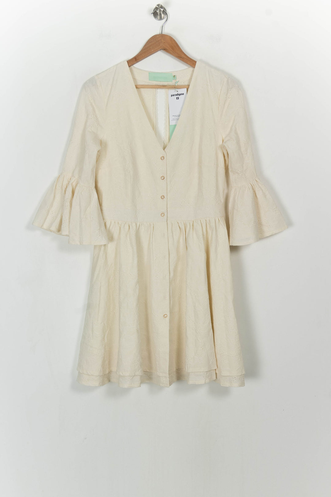 Robe Courte Beige - Taille L/40 de la marque Heimstone | PARAD115199 - Vendu par Paradigme - Image 2