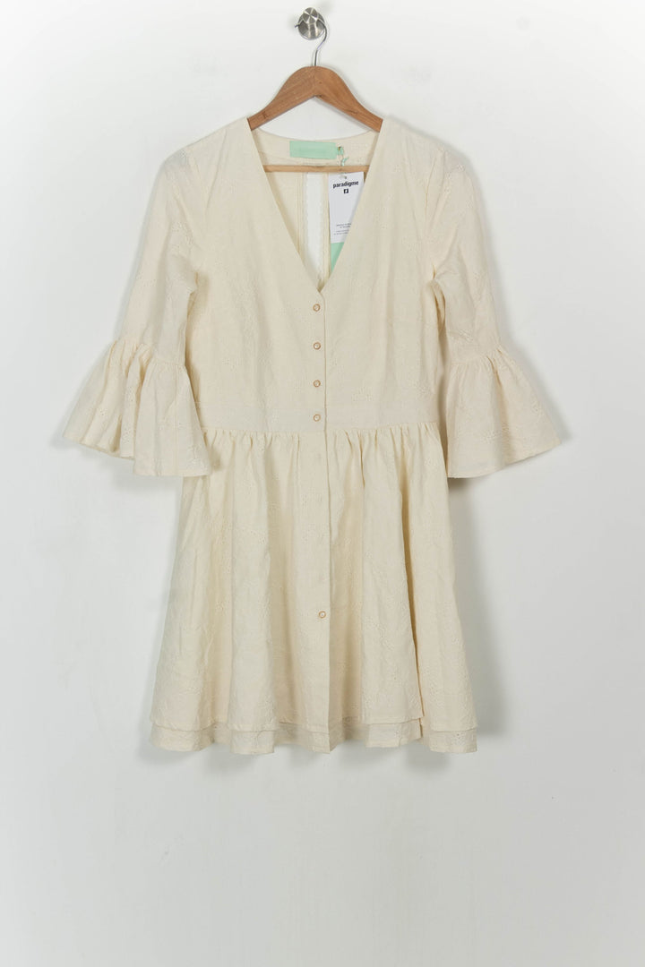 Robe Courte Beige - Taille L/40 de la marque Heimstone | PARAD115199 - Vendu par Paradigme - Image 2