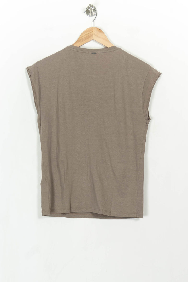 Tee-shirt Marron - Taille XS/34 de la marque IKKS | PARAD115200 - Vendu par Paradigme - Image 5