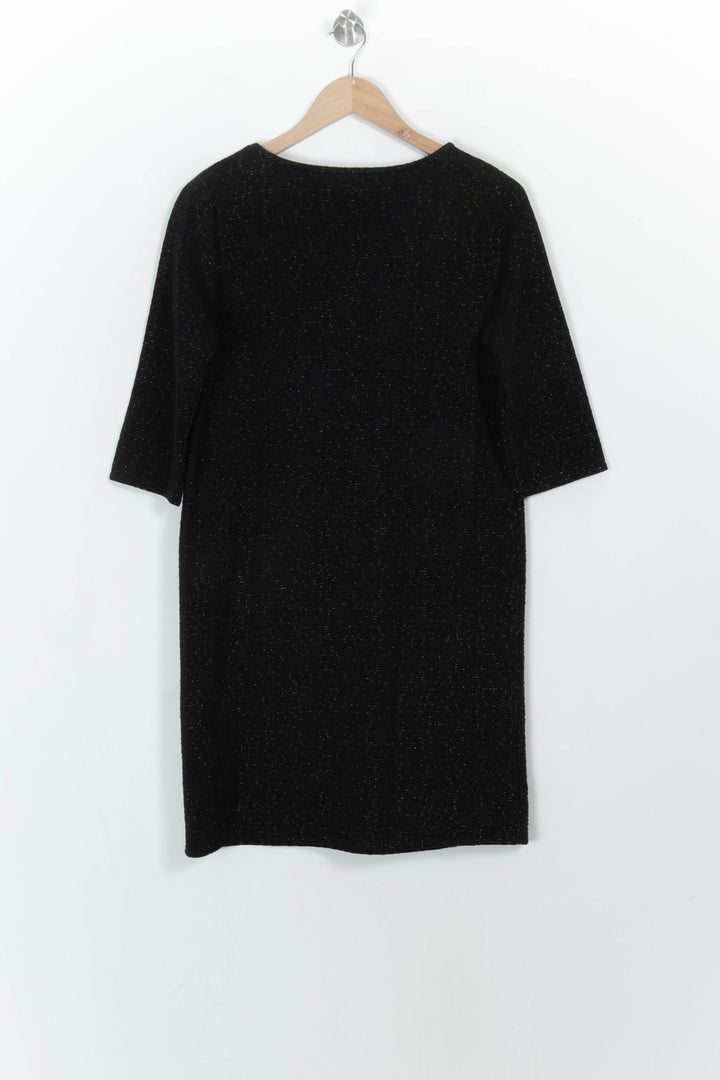 Robe Noire - Taille M/38 de la marque La Fée Maraboutée | PARAD115201 - Vendu par Paradigme - Image 5