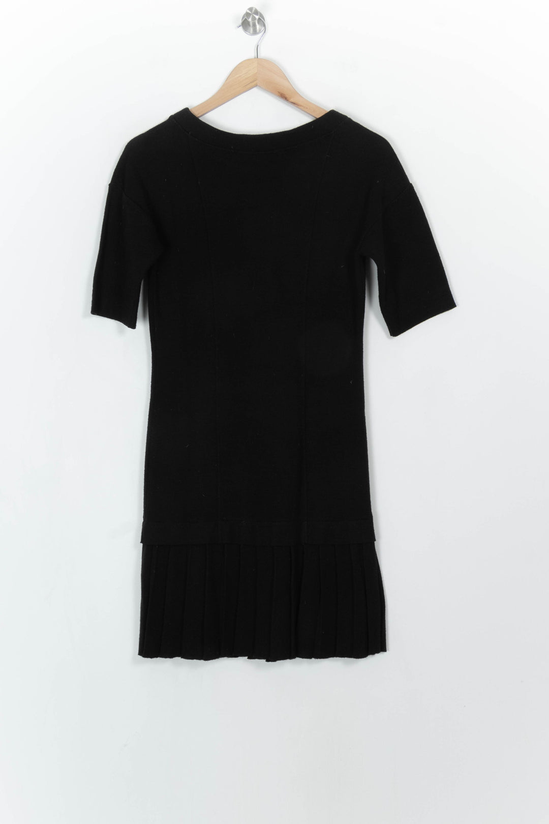 Robe Plissée Noire - Taille M/38 de la marque La Fée Maraboutée | PARAD115204 - Vendu par Paradigme - Image 5