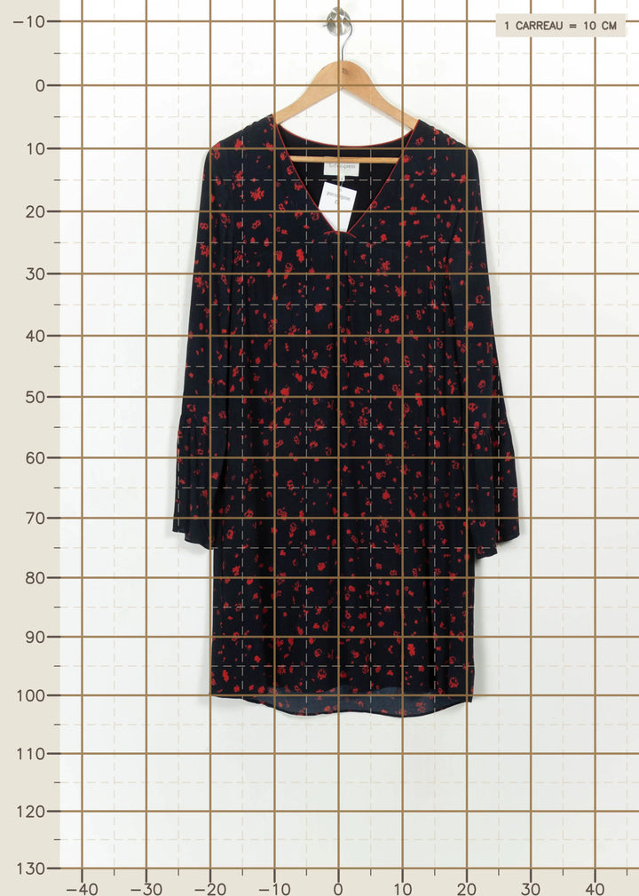 Robe Courte Bleu et Rouge - Taille S/36 de la marque Sud express | PARAD115206 - Vendu par Paradigme - Image 4