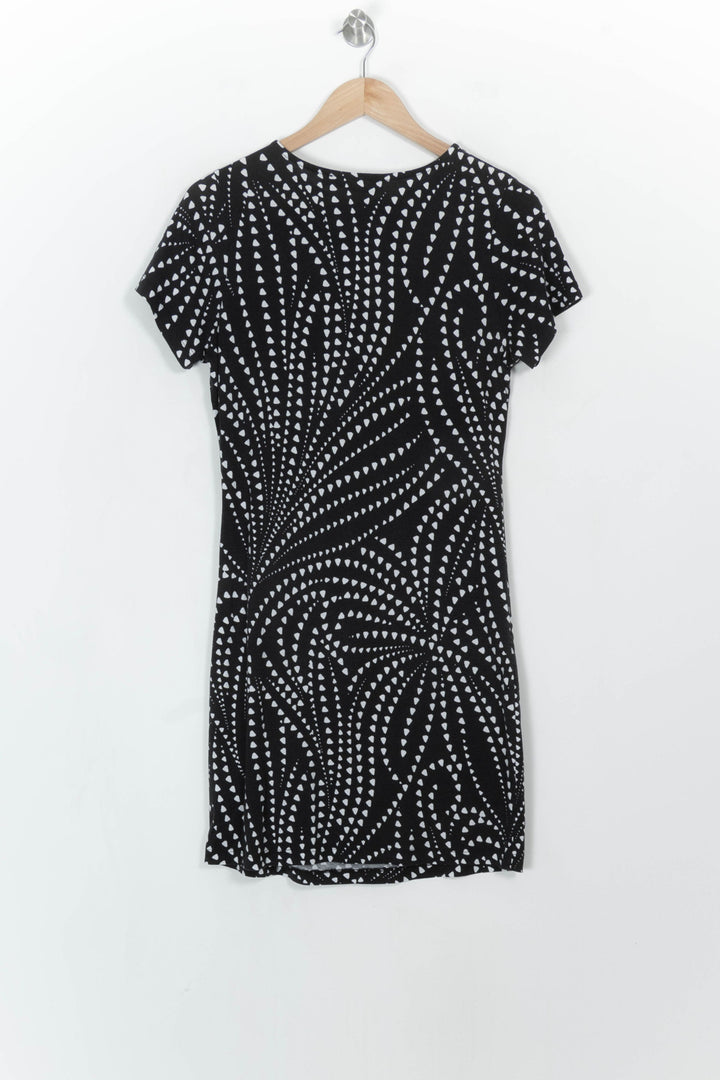 Robe Noire et Blanche - Taille M/38 de la marque La Fée Maraboutée | PARAD115211 - Vendu par Paradigme - Image 5