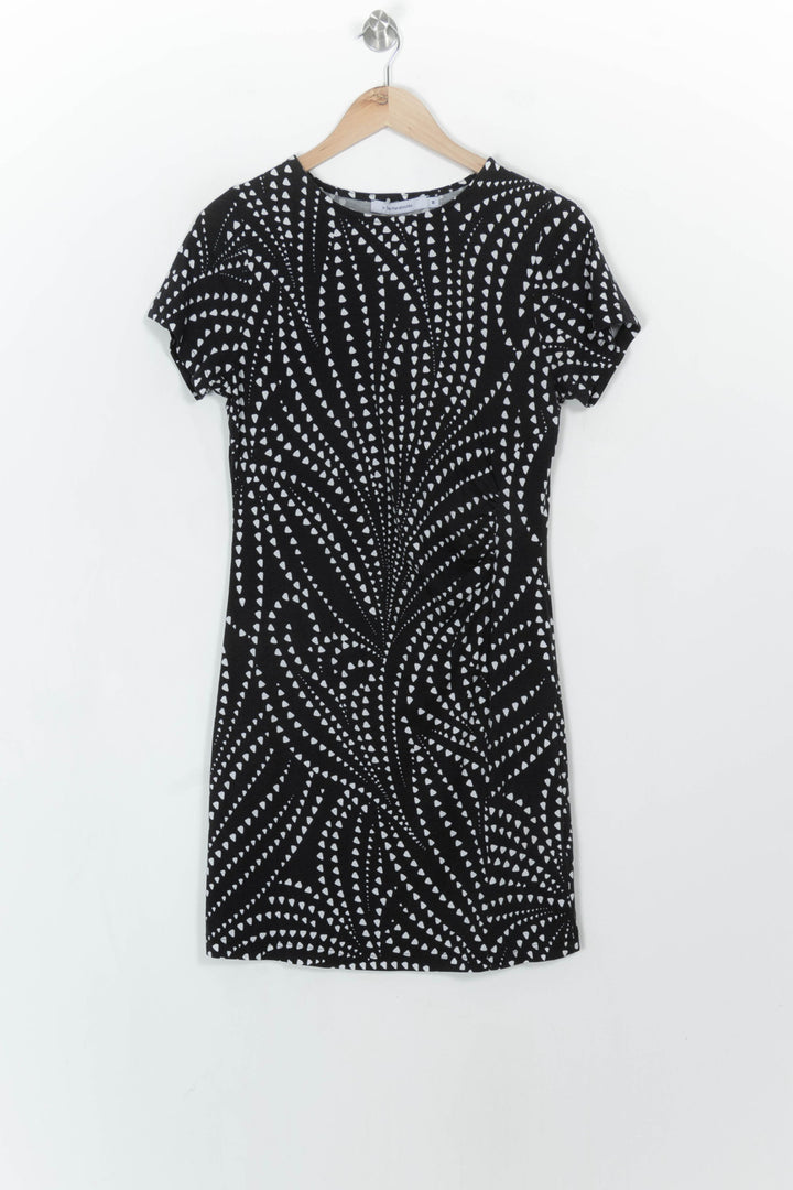 Robe Noire et Blanche - Taille M/38 de la marque La Fée Maraboutée | PARAD115211 - Vendu par Paradigme - Image 2