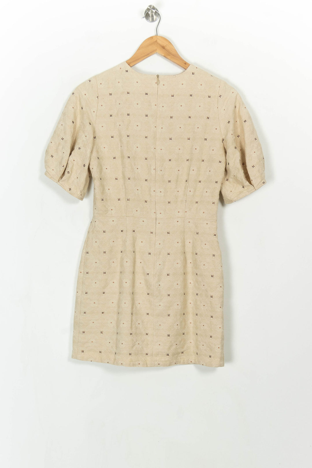 Robe Courte Beige - Taille S/36 de la marque Sessùn | PARAD115212 - Vendu par Paradigme - Image 5