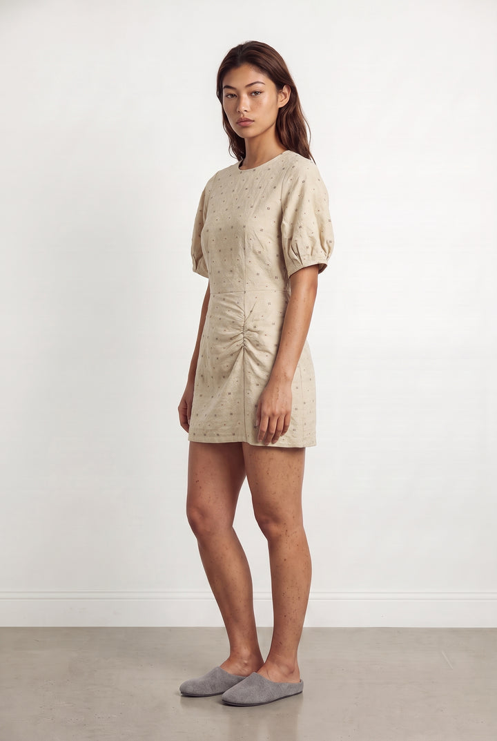 Robe Courte Beige - Taille S/36 de la marque Sessùn | PARAD115212 - Vendu par Paradigme - Image 1