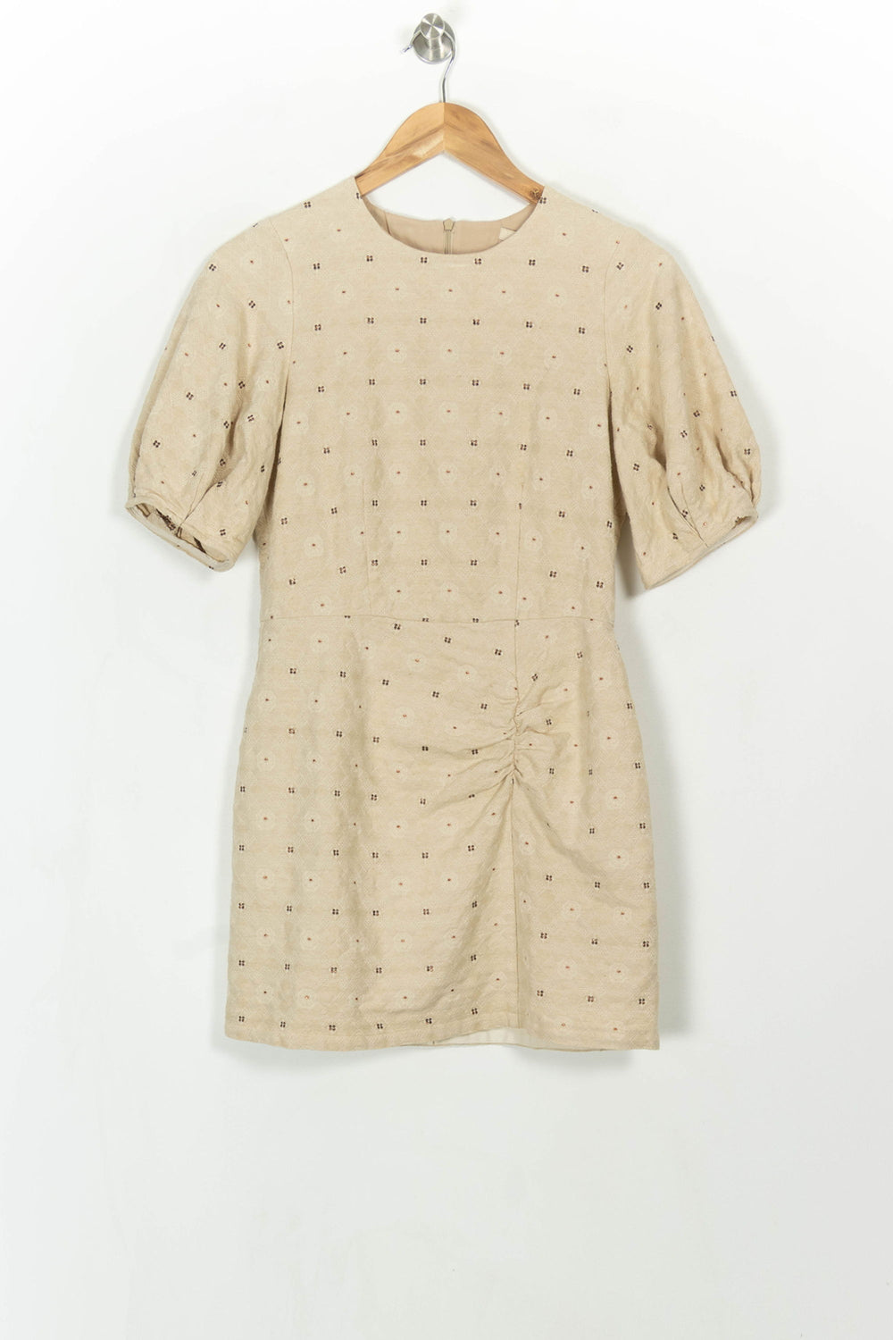 Robe Courte Beige - Taille S/36 de la marque Sessùn | PARAD115212 - Vendu par Paradigme - Image 2