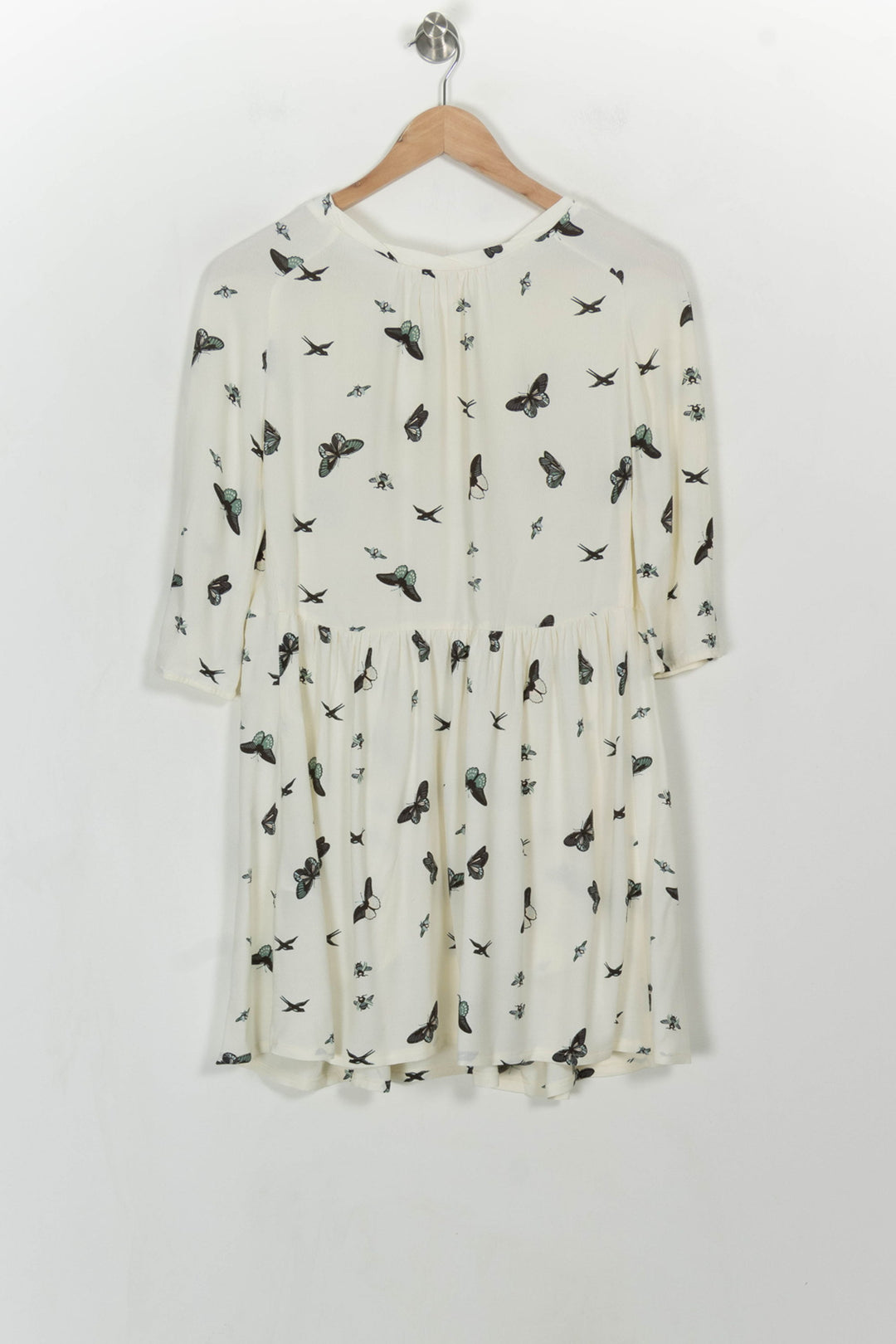 Robe Courte Écrue et Noire - Taille XS/34 de la marque ba&amp;sh | PARAD115213 - Vendu par Paradigme - Image 5