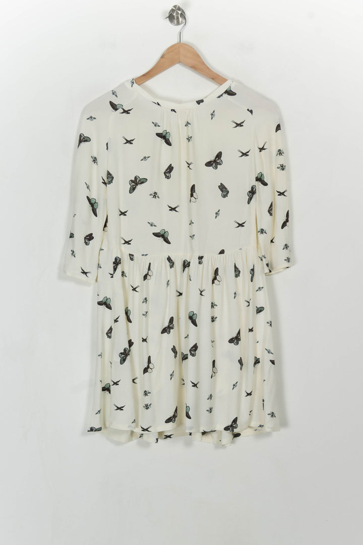 Robe Courte Écrue et Noire - Taille XS/34 de la marque ba&amp;sh | PARAD115213 - Vendu par Paradigme - Image 5