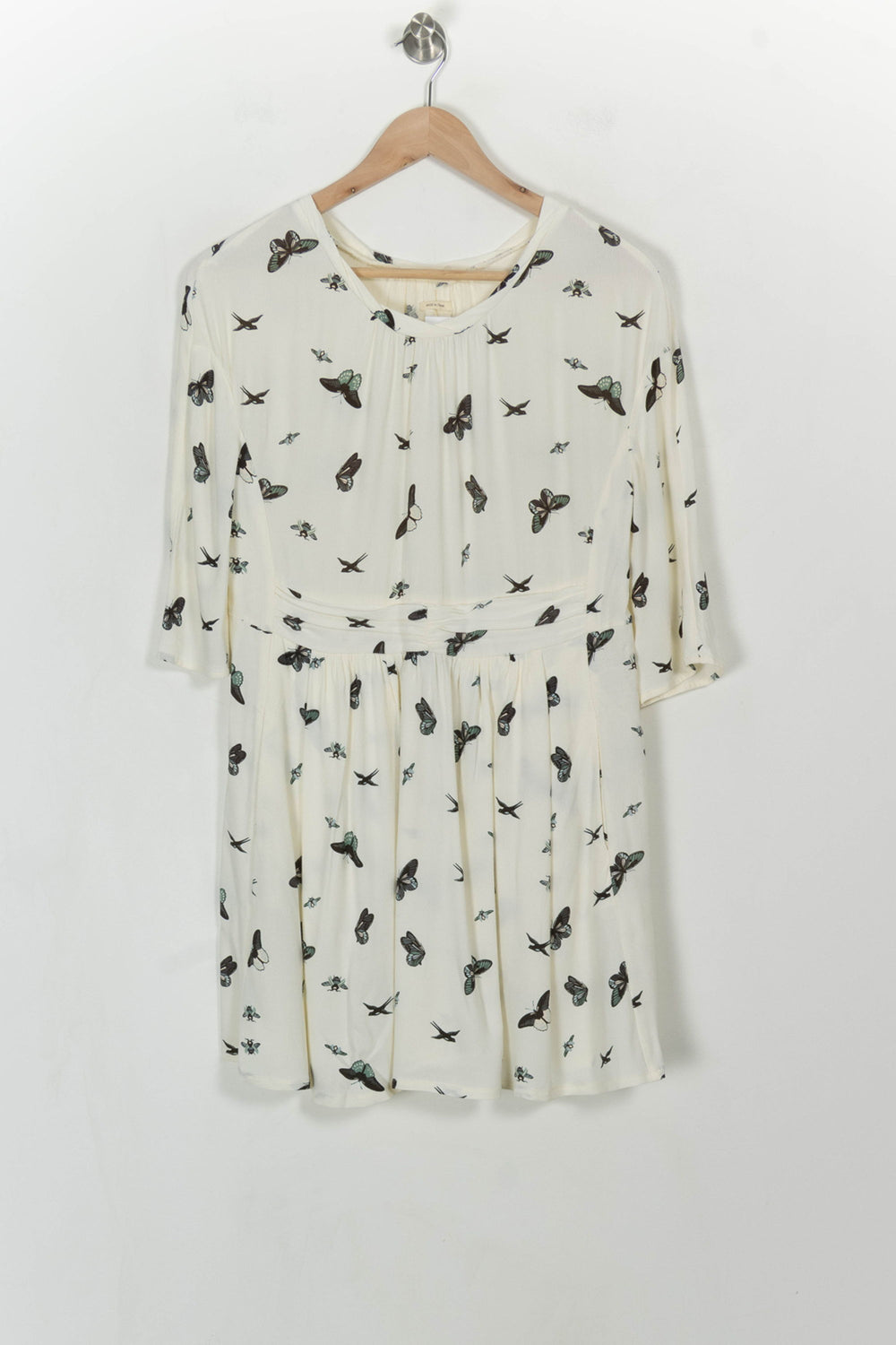 Robe Courte Écrue et Noire - Taille XS/34 de la marque ba&sh | PARAD115213 - Vendu par Paradigme - Image 2