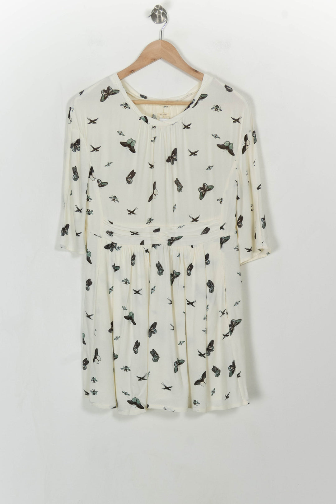 Robe Courte Écrue et Noire - Taille XS/34 de la marque ba&amp;sh | PARAD115213 - Vendu par Paradigme - Image 2