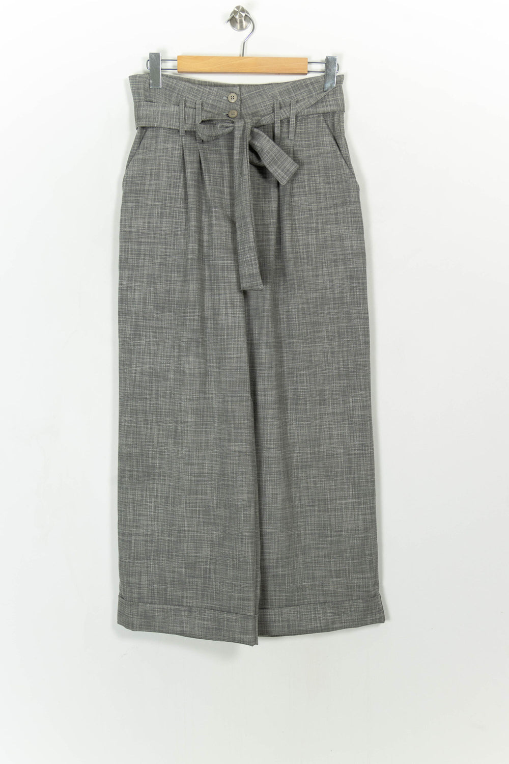 Pantalon Large Gris - Taille L/40 de la marque La Fée Maraboutée | PARAD115215 - Vendu par Paradigme - Image 2