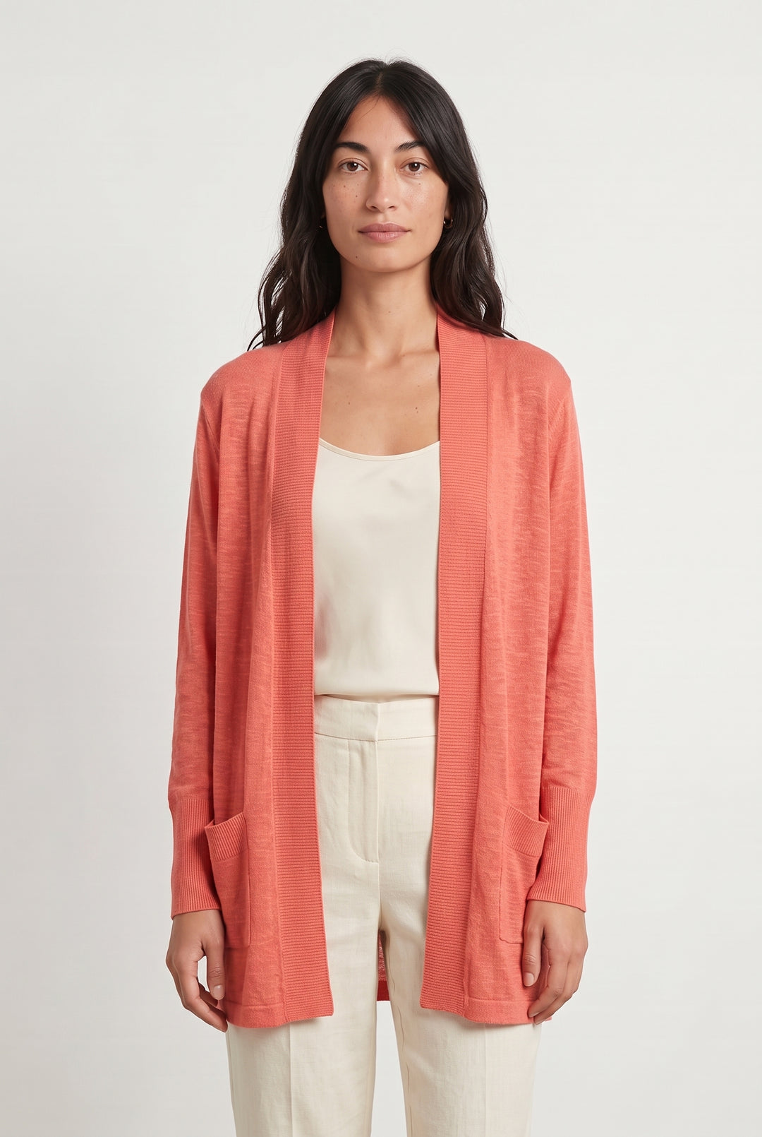 Cardigan Rose - Taille M/38 de la marque La Fée Maraboutée | PARAD115217 - Vendu par Paradigme - Image 1