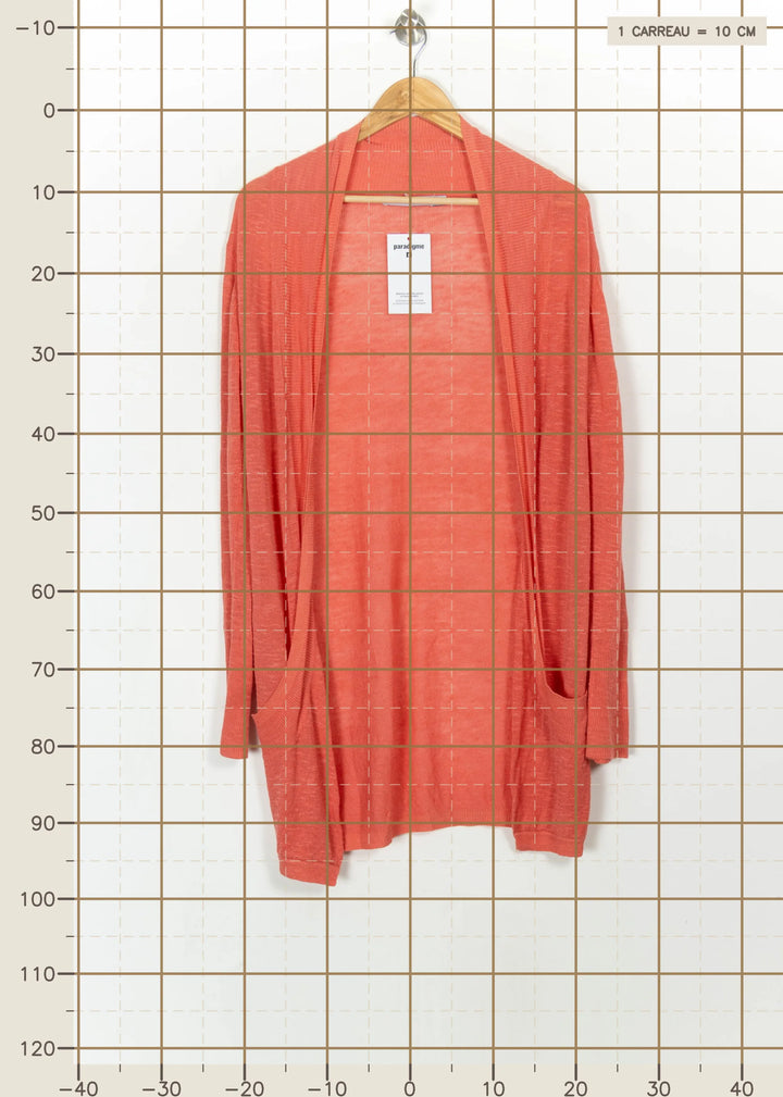 Cardigan Rose - Taille M/38 de la marque La Fée Maraboutée | PARAD115217 - Vendu par Paradigme - Image 4