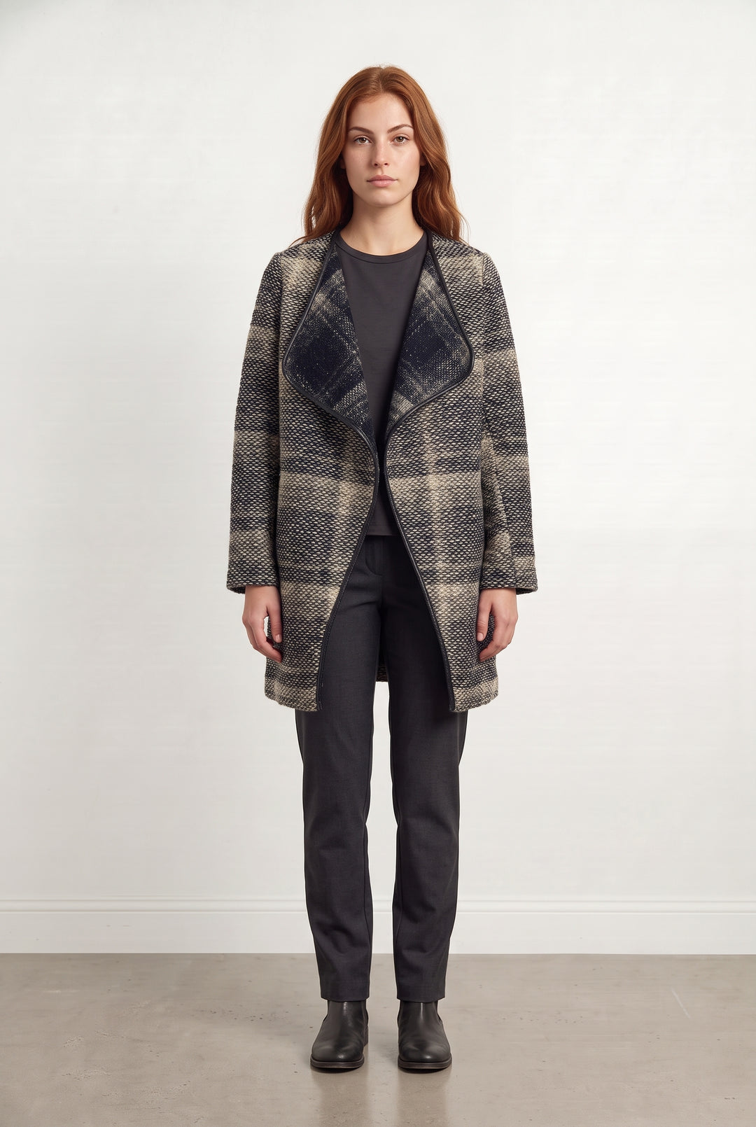 Manteau Beige et Noir - Taille M/38 de la marque La Fée Maraboutée | PARAD115228 - Vendu par Paradigme - Image 1