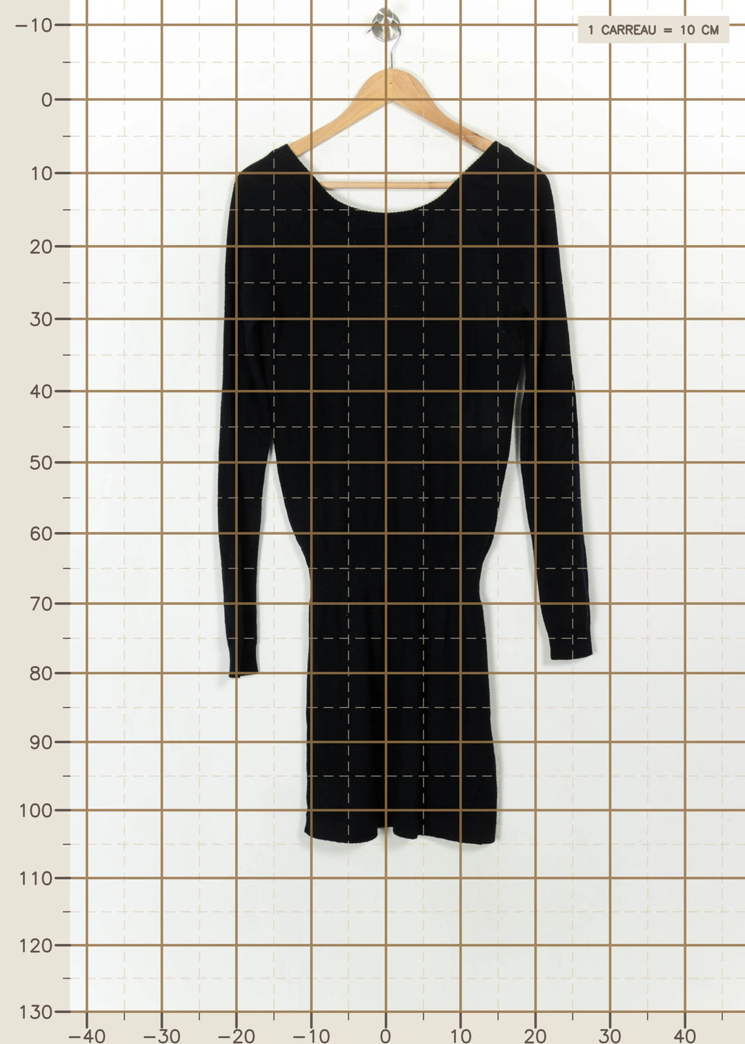 Robe Pull Bleue - Taille XL/42 de la marque Comptoir des Cotonniers | PARAD115231 - Vendu par Paradigme - Image 4