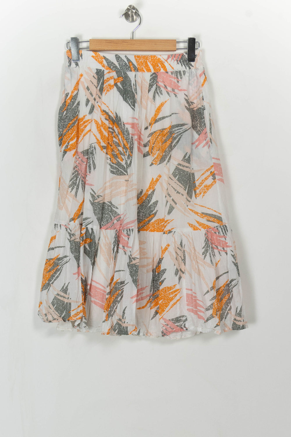 Jupe Midi Blanche et Orange - Taille XS/34 de la marque Closed | PARAD115232 - Vendu par Paradigme - Image 2