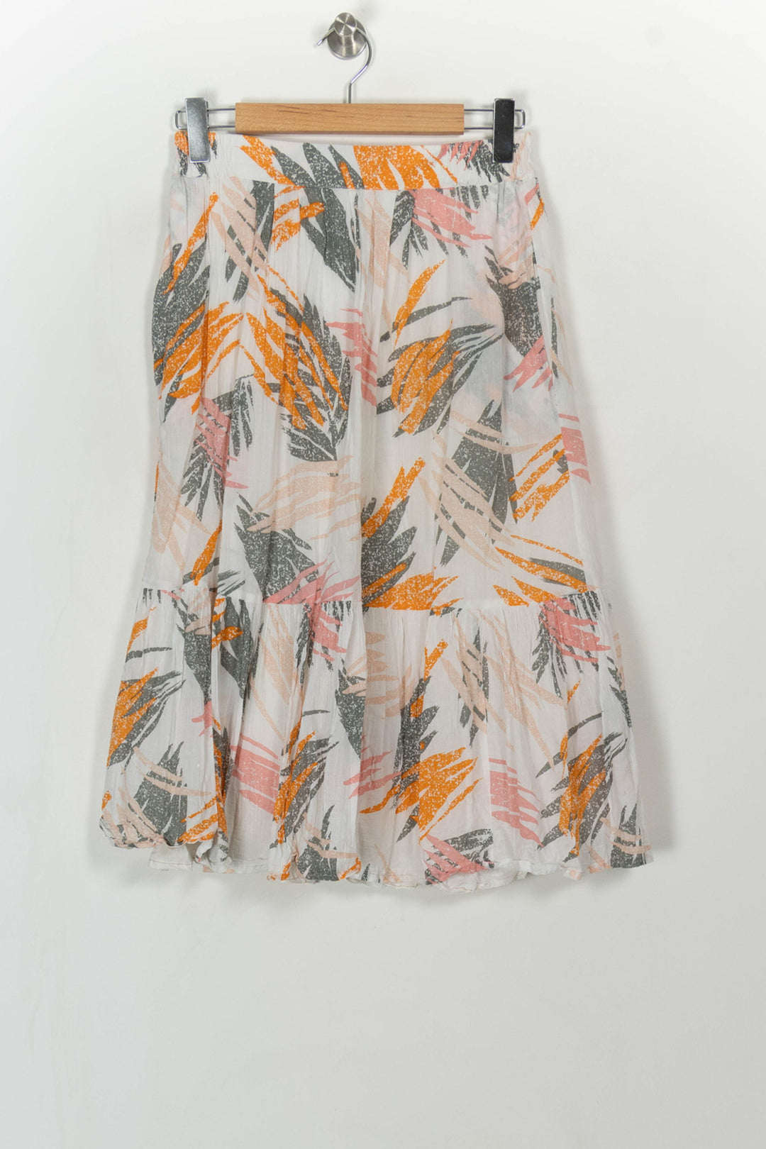Jupe Midi Blanche et Orange - Taille XS/34 de la marque Closed | PARAD115232 - Vendu par Paradigme - Image 2