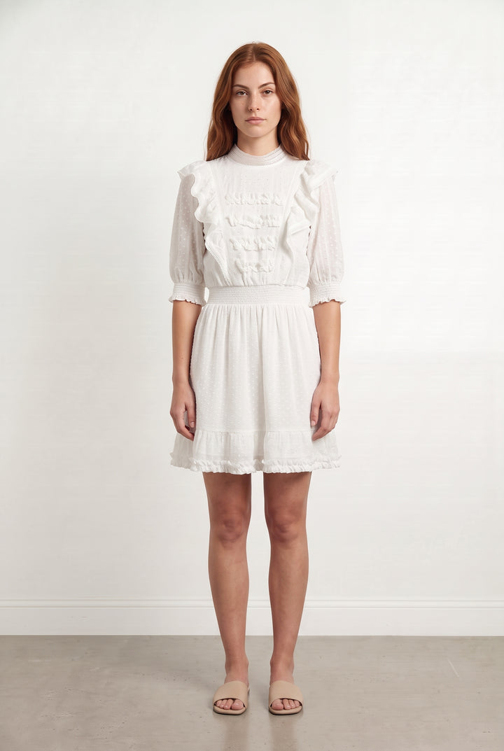 Robe Courte Beige - Taille S/36