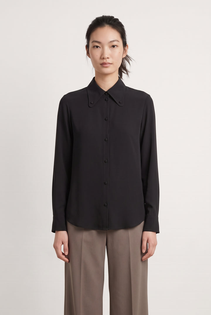Chemisier Noire - Taille XS/34