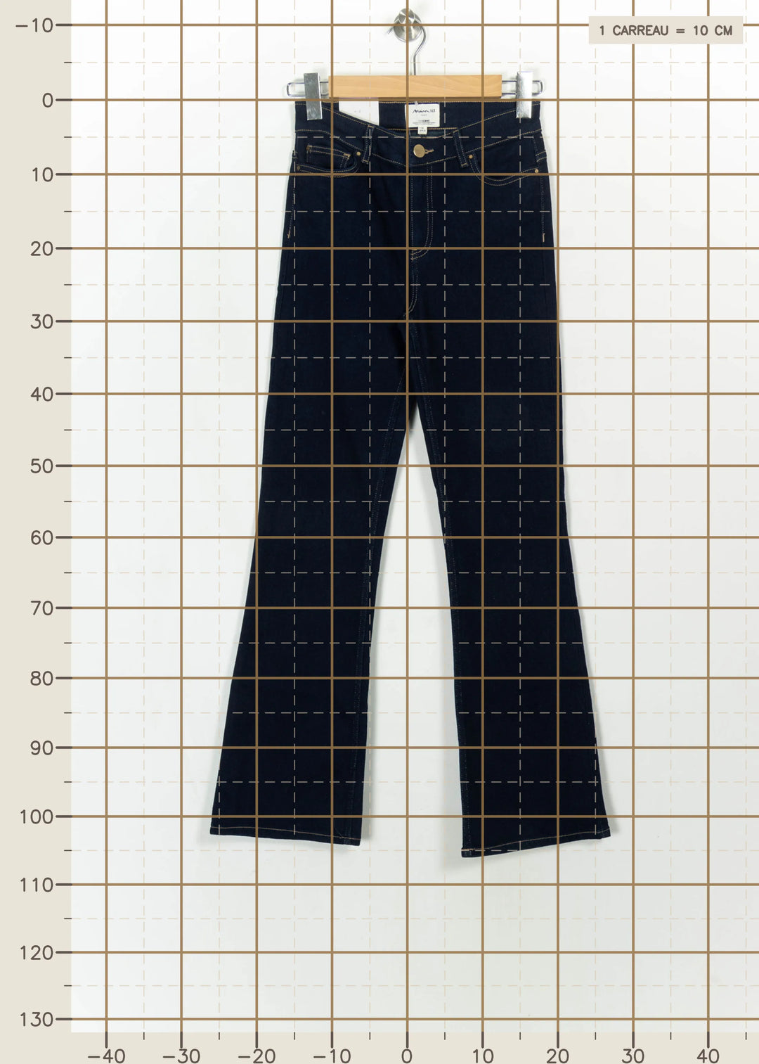 Jean Bleu - Taille XS/34 de la marque Maison 123 | PARAD115353 - Vendu par Paradigme - Image 4