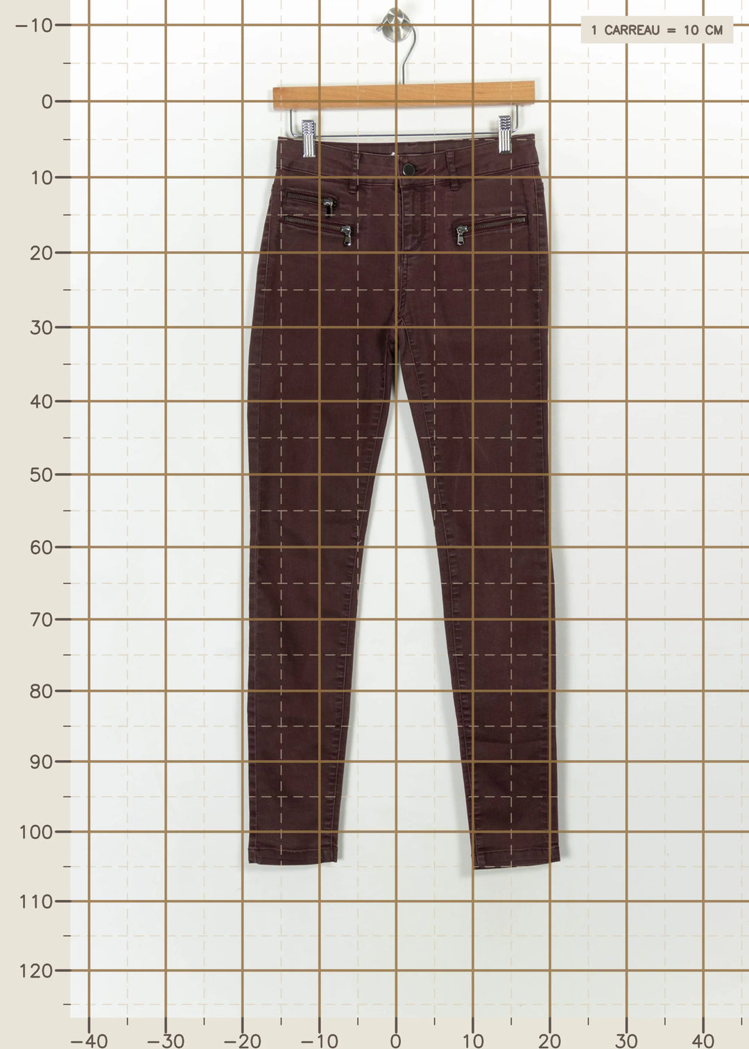 Jean Bordeaux - Taille M/38 de la marque ZAPA | PARAD115357 - Vendu par Paradigme - Image 4