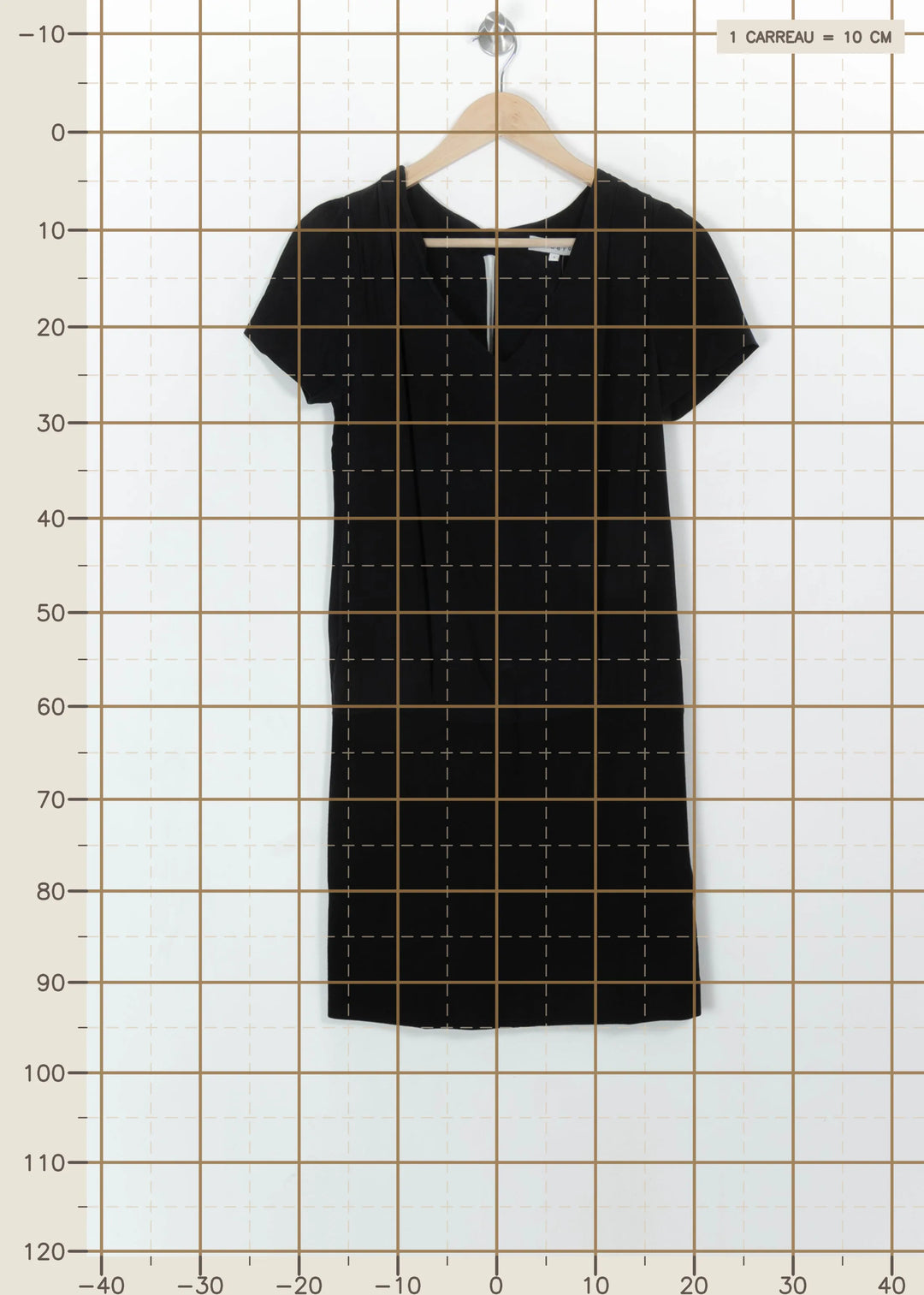 Robe Noire - Taille S/36 de la marque Sandro | PARAD115360 - Vendu par Paradigme - Image 4